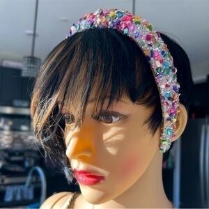 ✨NEW Colorful Beaded Statement Headband